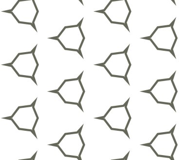 Geometrik şekilli kusursuz desen vektör çizimi