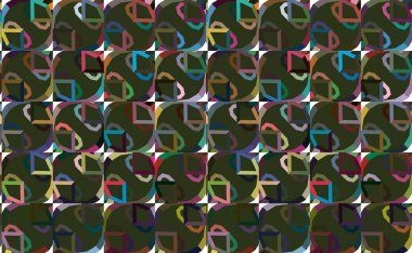 modern geometrik vektör tasarımı, kusursuz desen