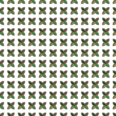 Geometrik şekilli kusursuz desen vektör çizimi