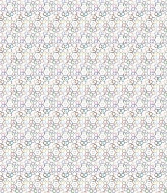 Geometrik şekilli kusursuz desen vektör çizimi