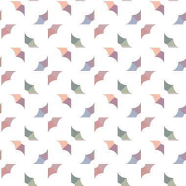 Geometrik şekilli kusursuz desen vektör çizimi