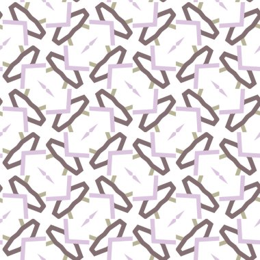 Geometrik şekilli kusursuz desen vektör çizimi