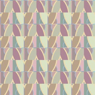 Geometrik şekilli kusursuz desen vektör çizimi