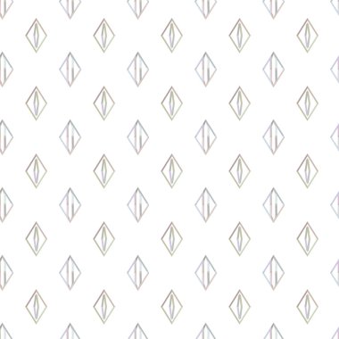 Geometrik şekilli kusursuz desen vektör çizimi