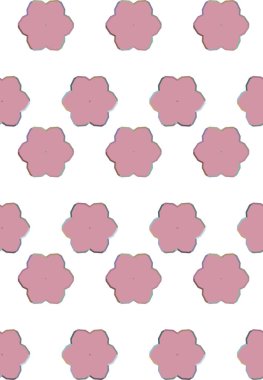 Geometrik şekilli kusursuz desen vektör çizimi