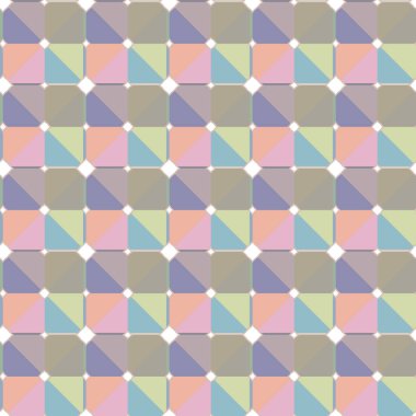 Geometrik şekilli kusursuz desen vektör çizimi