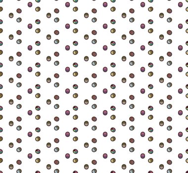 Geometrik şekilli kusursuz desen vektör çizimi