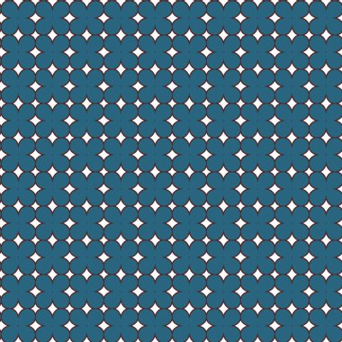 Geometrik şekilli kusursuz desen vektör çizimi