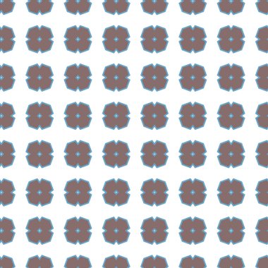 Geometrik şekilli kusursuz desen vektör çizimi