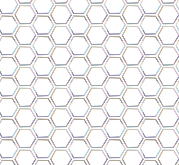 Nahtlose Muster Mit Geometrischen Formen Vektorillustration — Stockvektor