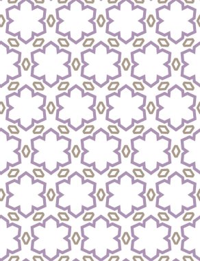 Geometrik şekilli kusursuz desen vektör çizimi