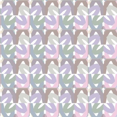 Geometrik şekilli kusursuz desen vektör çizimi