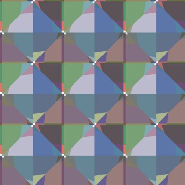 Geometrik şekilli kusursuz desen vektör çizimi