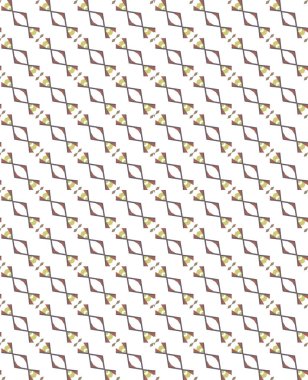 Geometrik şekilli kusursuz desen vektör çizimi