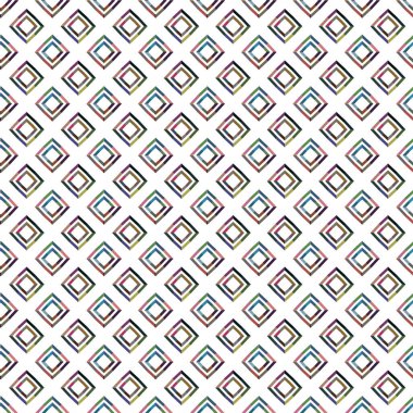 Geometrik şekilli kusursuz desen vektör çizimi