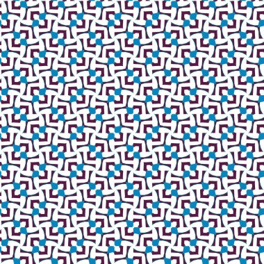 Geometrik şekilli kusursuz desen vektör çizimi