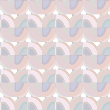 Geometrik şekilli kusursuz desen vektör çizimi