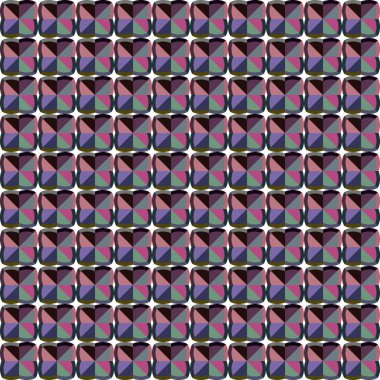 Geometrik şekilli kusursuz desen vektör çizimi