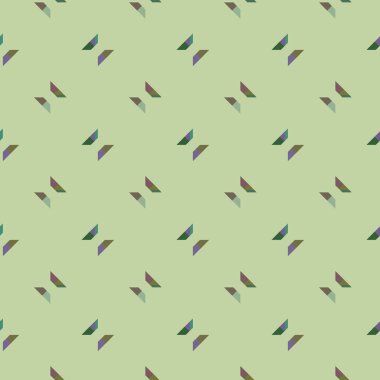 Geometrik şekilli kusursuz desen vektör çizimi