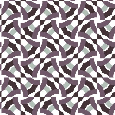 Geometrik şekilli kusursuz desen vektör çizimi