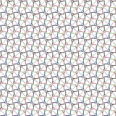 Geometrik şekilli kusursuz desen vektör çizimi