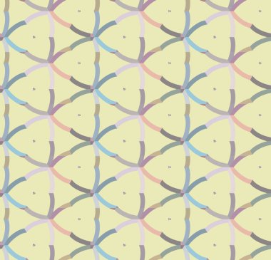 Geometrik şekilli kusursuz desen vektör çizimi