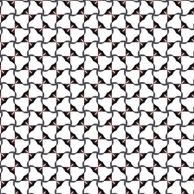 Geometrik şekilli kusursuz desen vektör çizimi