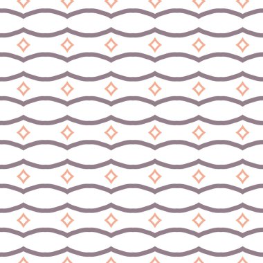 Geometrik şekilli kusursuz desen vektör çizimi