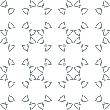 Geometrik şekilli kusursuz desen vektör çizimi