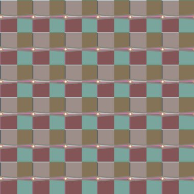 Geometrik şekilli kusursuz desen vektör çizimi