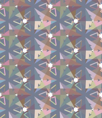 Geometrik şekilli kusursuz desen vektör çizimi