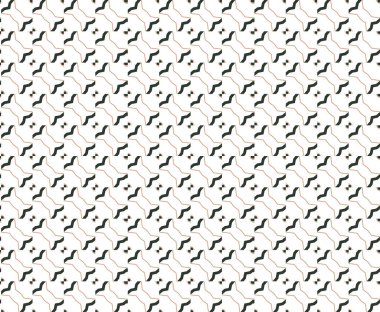 Geometrik şekilli kusursuz desen vektör çizimi