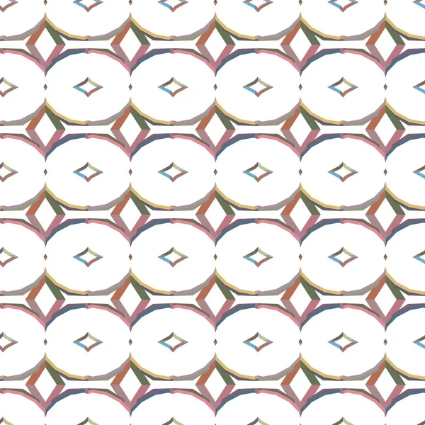Geometrik şekilli kusursuz desen vektör çizimi