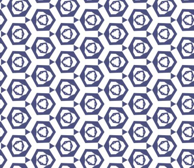 Geometrik şekilli kusursuz desen vektör çizimi