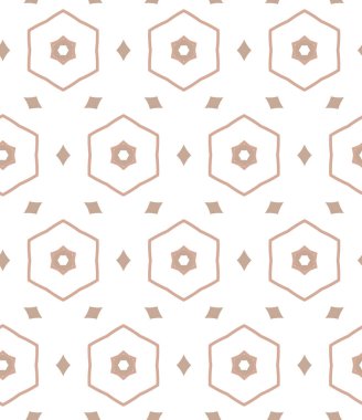 Geometrik şekilli kusursuz desen vektör çizimi