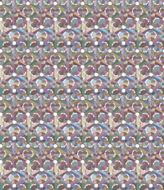 Geometrik şekilli kusursuz desen vektör çizimi