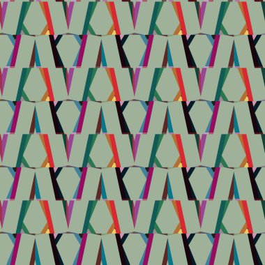 modern geometrik vektör tasarımı, kusursuz desen 