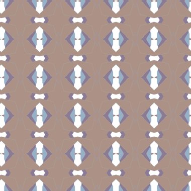 Geometrik şekilli kusursuz desen vektör çizimi