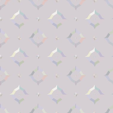 Geometrik şekilli kusursuz desen vektör çizimi