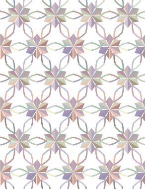 Geometrik şekilli kusursuz desen vektör çizimi