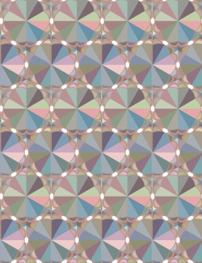 Geometrik şekilli kusursuz desen vektör çizimi