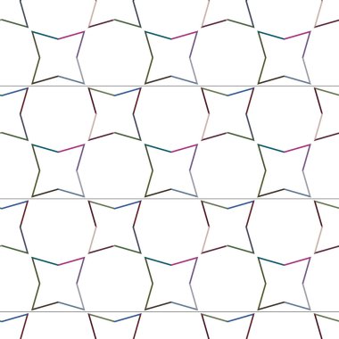 Geometrik şekilli kusursuz desen vektör çizimi