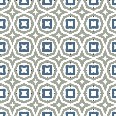 Geometrik şekilli kusursuz desen vektör çizimi