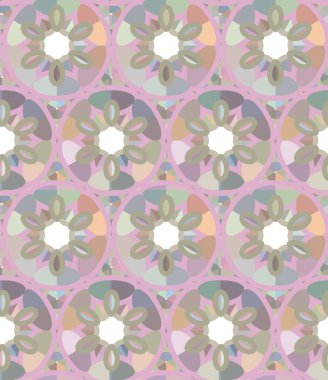 Geometrik şekilli kusursuz desen vektör çizimi