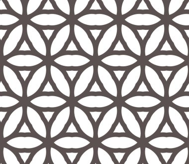 Geometrik şekilli kusursuz desen vektör çizimi