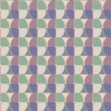 Geometrik şekilli kusursuz desen vektör çizimi