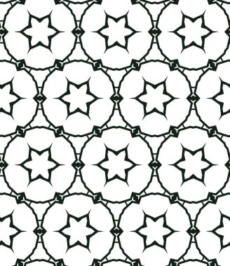 Geometrik şekilli kusursuz desen vektör çizimi