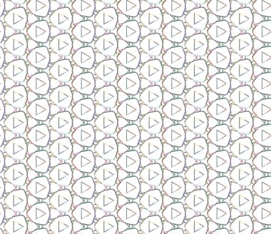 Geometrik şekilli kusursuz desen vektör çizimi