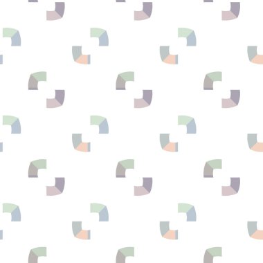 Geometrik şekilli kusursuz desen vektör çizimi