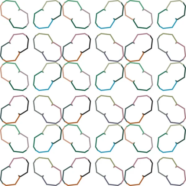 現代の幾何学的ベクトルデザインシームレスなパターン — ストックベクタ